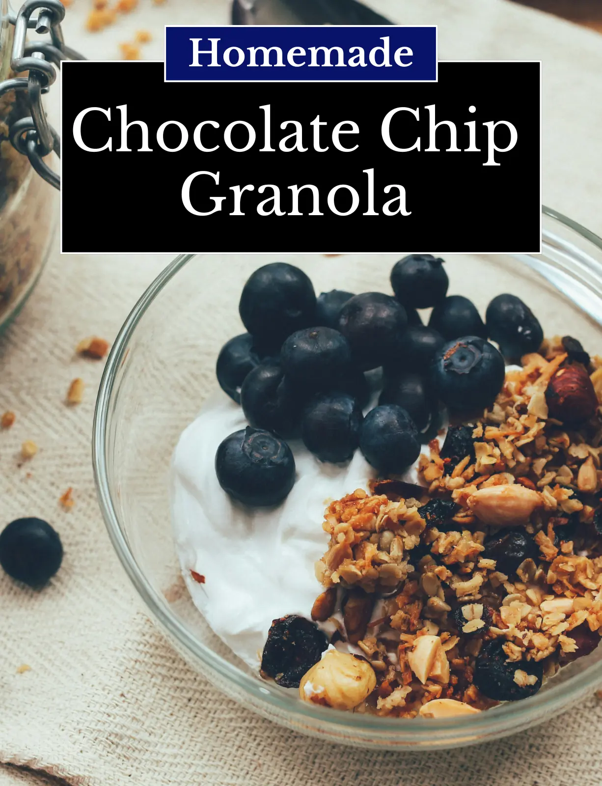 homemade chocolate chip granola, chocolate chip granola recipe, healthy granola recipe, chocolate granola recipe, granola, muesli, hazelnut granola, chocolate chip granola, dried fruit breakfast